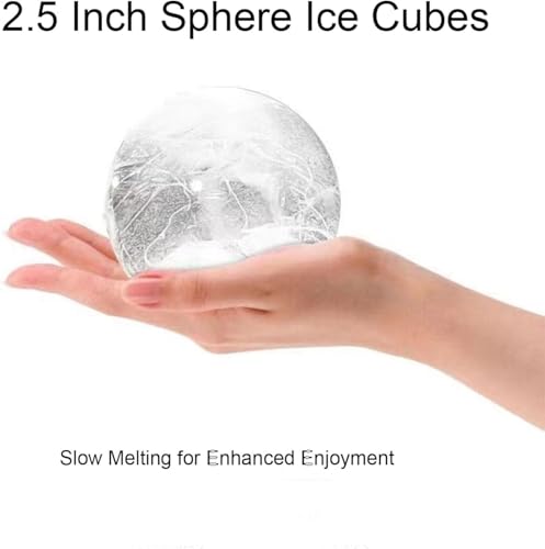 Molde para Hielos Esféricos de Silicona Azul 6 Piezas miniatura 6