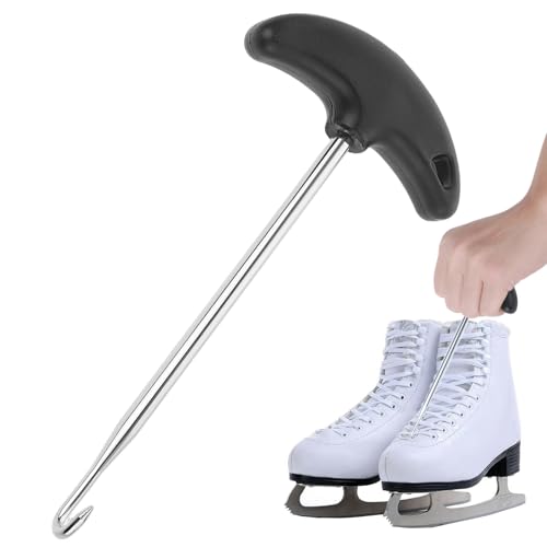 Best Materials for Skate Boots: A Buyer's Guide 11 Larrel Skate Lace Tighteners, Carbon Steel Boot Lace Hooks Shoe Laces Puller Boots Hooks Boot Pullers Skating Accessories Hockey Accessories for Ice-Skates Figure-Skates Boots (Black)
