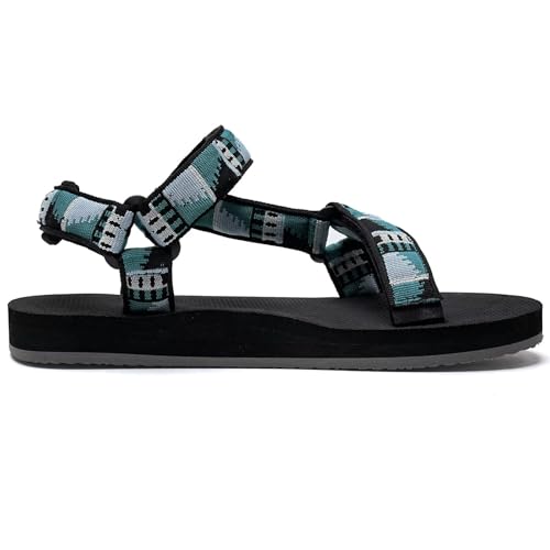 Image of WateLves Men's Sandals Hiking-Sport-Sandals with Adjustable Webbing Lightweight Water-Athletic-Beach-Sandals for Walking-Fishing-Travel-Trekking-Camping