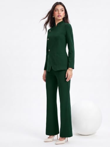 Image of Selvia Women's Full Sleeve Blazer Top with Trouser Co-Ord Set, Co ord Set for Women Stylish