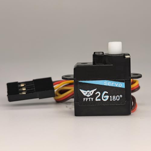 Image of 2PCS 2G Plastic Gear Mini Servo, 3.7-5V RC Micro Digital Servos Kit for RC Helicopter Airplane Car Boat & Robot Parts (JR Connector)
