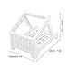 POENVFPO Barcode Printer Stand Lightweight Convenient for Labeling Machines Home Office ABS Material Rust Proof Durable Mini Design Space Saving (White)
