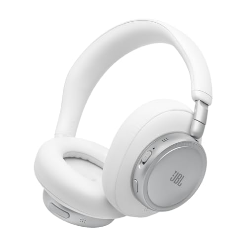 Image of JBL New Live 780NC, Advanced Noise Cancellation 2.0 Wireless Headphones, Technology (BT 6.0, Auracast, Hi-Res, LDAC, Spatial Sound, 6-mic, AI-Trained Algo) 80H Battery, 2Yrs* Warranty, White