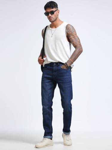 Image of Blue Tapered fit Jeans MMDTP01-103