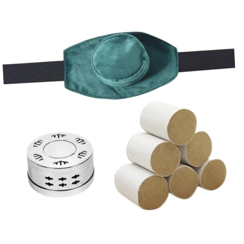 FRCOLOR Moxibustion Moxa Device Set 3-in- Moxa Tool Pure Copper Box for Back Shoulder Waist