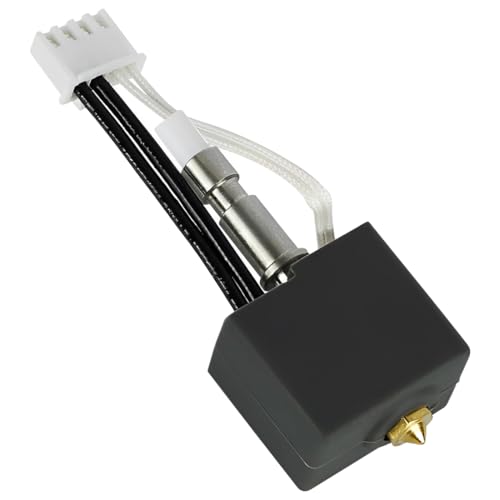 DIFLAX 3D Drucker Upgrade Hotend Kit for Anycubic S1, 3D Printer Ceramic Heater Hotend Integrated Throat Heating Block Kit with 2 PCS 0.4mm Hardened Nozzles for Anycubic S1, S1 Combo DIFLAX 3D Drucker Upgrade Hotend Kit for Anycubic S1, 3D Printer Ceramic Heater Hotend Integrated Throat Heating Block Kit with 2 PCS 0.4mm Hardened Nozzles for Anycubic S1, S1 Combo