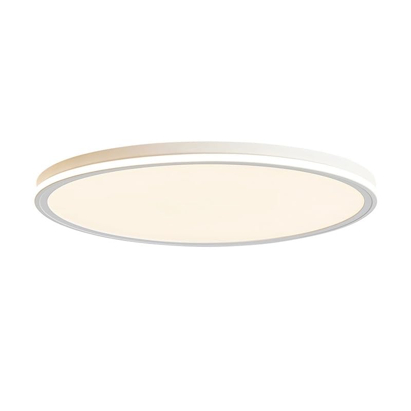 Plafonnier LED tricolore blanc 60cm en aluminium mince pour cuisine