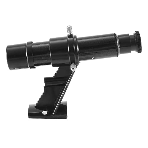 5X24 Astronomik Teleskop Finderscope Optik Görüş Braketi, Crosshair, Siyah