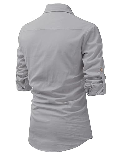 Image of Vida Loca Men Cotton Full Sleeve Casual Spread Collor Slim Fit Short Kurta for Men and Boys (Pack of 2)