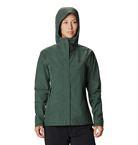 Mountain Hardwear Women's Exposure/2 Gore-Tex Paclite Jacket, Black Spruce, Large