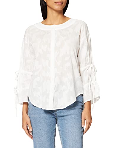 Chemise en tissu tissé anti-froissement blanc taille 36 à boutons