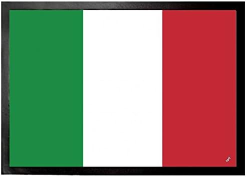 1art1 Italien Flaggen Der Welt Fußmatte Dekomatte Innenbereich | Design Türmatte 70×50 cm