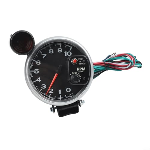 Tachymètre LED de voiture 12V avec lecture précise à 10 000 tr/min