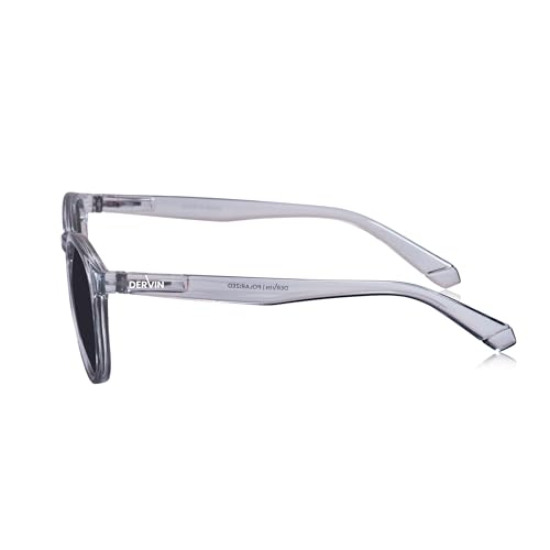 Image of Dervin UV Protected Full Rim Round Polarized Sunglasses for Men & Women