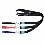 3 Pack Professional Dog Whistle Set with Adjustable Tone and Lanyards, Silent Dog Whistle for Training Puppies and Adult Dogs, Dog Recall Whistle for Obedience, Dog Whistles for Recall Sessions