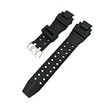[売店] ストラップフィットカシオ Fit For G-SHOCK GW-A1100 GW-A1000 GW-4000 GA-1000/1100 G-1400 男性ブラック防水スポーツシリコーン樹脂時計バンド