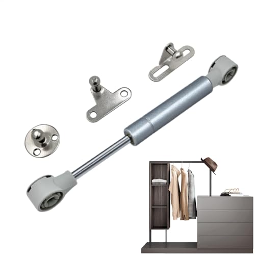 空気圧リフト、キャビネットリフトサポート - 油圧リフトスプリングステー - おもちゃ箱のヒンジと蓋ブラケット、減速ドロップアダプター、キッチンキャビネット食器棚用ドアリフトブラケット