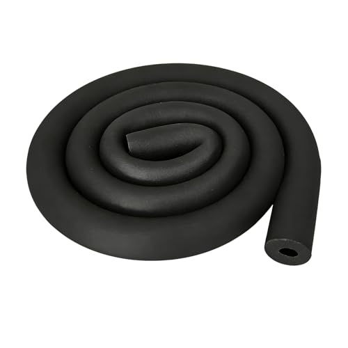 Tubo Isolante in Schiuma Diámetro De 13 16 20 25 32mm Tubería De Espuma Flexible Suave 9 Mm De Grosor Aislante Para Calefacción, Sanitario, Tubo De Cobre L1.7m(ID 16mm x T 9mm x L 1.7m)