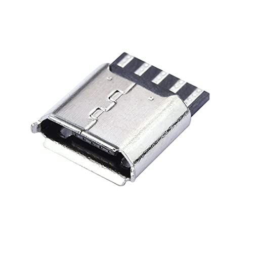 chenyang Pack 50 Conectores Micro USB Tipo B Hembra miniatura 6