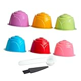 BEBEMOKO 6個コーヒーカプセル 互換性のある再利用可能フィルター 入り ス