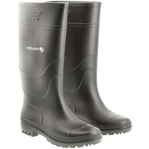 Högert Technik – Arbeitsgummistiefel PVC schwarz OB SRA Sicherheitsstiefel, rutschfeste Berufsstiefel, wasserdichte Arbeitsstiefel ohne Metallteile für Industrie und Handwerk Högert Technik – Arbeitsgummistiefel PVC schwarz OB SRA Sicherheitsstiefel, rutschfeste Berufsstiefel, wasserdichte Arbeitsstiefel ohne Metallteile für Industrie und Handwerk
