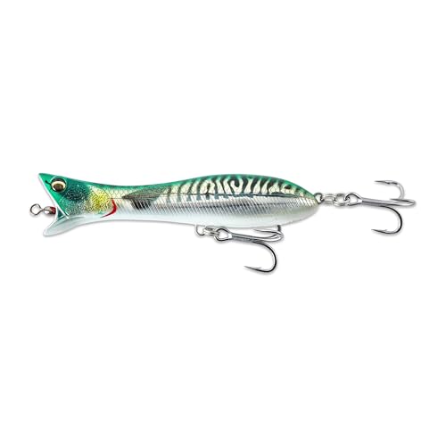 Panic Popper V2 Maquereau Vert leurre topwater de 56,7 g et 16,5 cm pour la pêche en mer