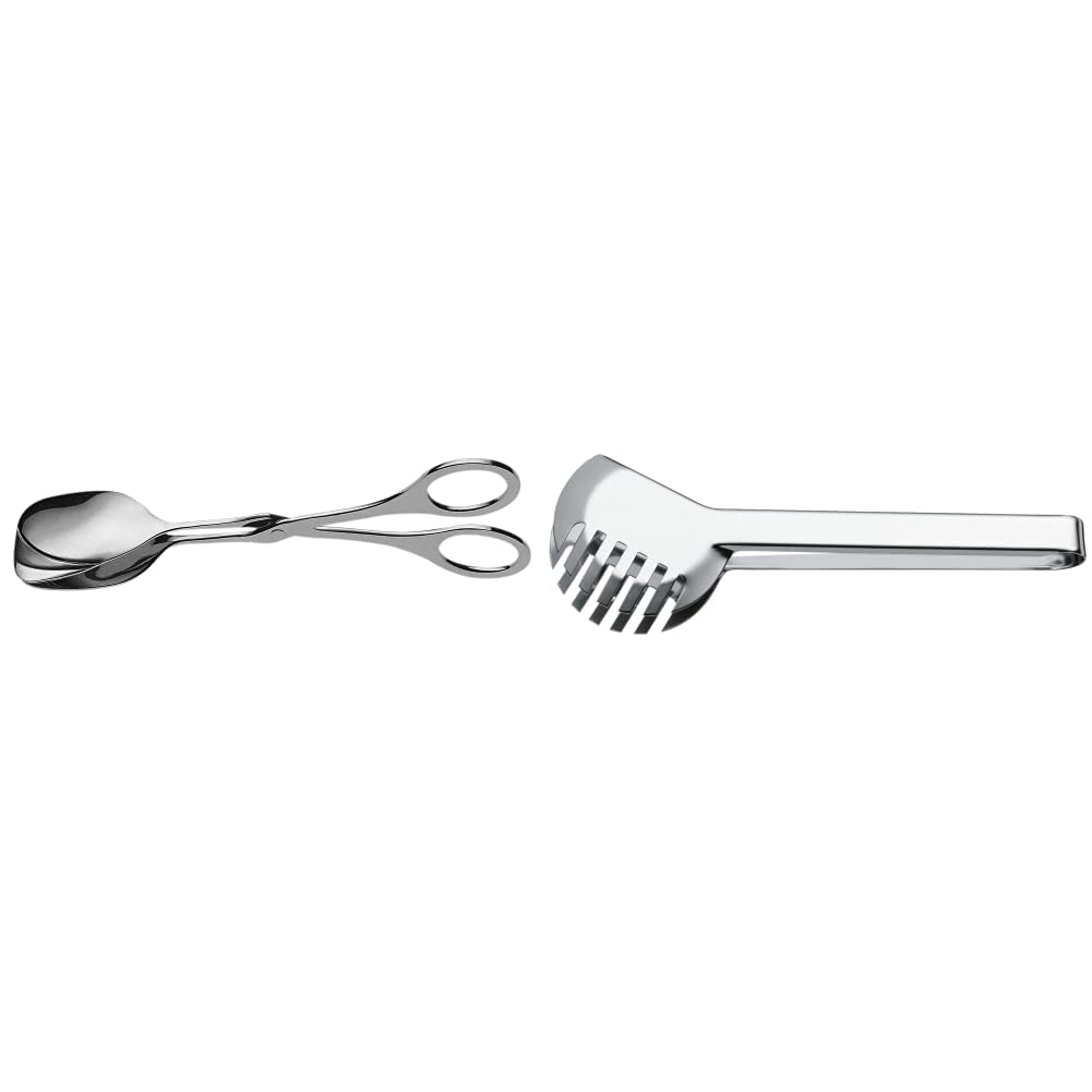 WMF Gebäckzange 17 cm, Servierzange & Bistro Nudelzange 23 cm, Cromargan Edelstahl poliert, ideal auf für Salat oder zum Servieren von Gemüse, spülmaschinenengeeignet