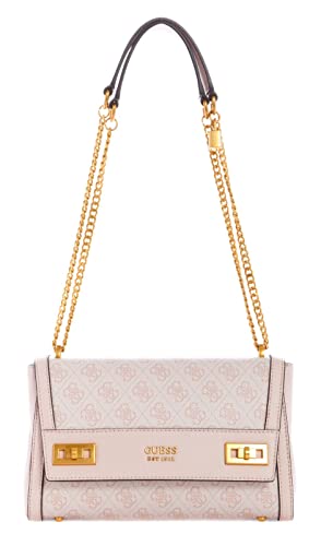 Guess Katey Flap Shoulder Bag Light Rose Logo