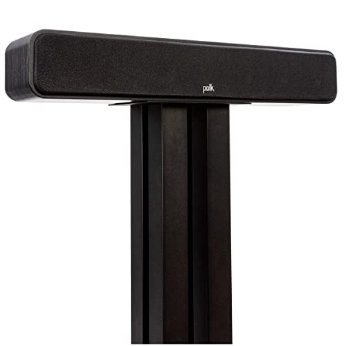Polk Audio Signature Elite 5.1 Home Theater System Bundle With 2X Es55 Floorstanding Speaker, 2X Es15 Small Bookshelf Speaker, Es35 Slim Center Channel Speaker, Hts 10 Subwoofer, Black #TOP3