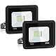 Psatfito G 10W LED Strahler, 1080LM superhelle Flutlicht, IP66 wasserdicht, 6000K Tageslichtweiß Flutlichtleuchte Außenleuchten für Lager, Garage, Hinterhof, 2 Stücke