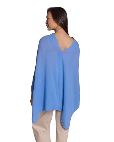 Image of CLAUDIA NICHOLE Womens 100% Cashmere Dress Topper - Cashmere Poncho Wrap