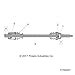 Polaris Ranger Joint, Inner, Genuine OEM Part 2206592, Qty 1