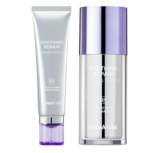Dermafirm Soothing Repair Toning Cream & Serum Set – Korean Skincare for Acne, Wrinkles, and Radiant Skin