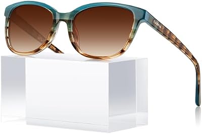 CARFIA Designer Acetate Womens Polarized Sunglasses Fit Most Face Shapes