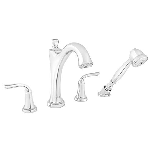 American Standard 7106901.002 Patience Deck-Mount Tub Faucet with Hand Shower, Polished Chrome