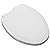 PROFLO PFTSHEC2000WH PROFLO PFTSHEC2000 Elongated Closed-Front Toilet Seat with Quick Release and Lid