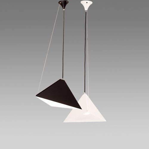 Plafonnier lustre moderne suspension géométrique E27 salon et cuisine - 4
