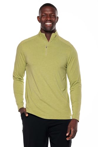 Coolibar UPF 50+ Men's Sonora Quarter-Zip - Sun Protective