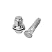Mysttoo 4PCS M12x1.5 Chrome Wheel Lug Stud Nut Set Compatible with Jaguar S-Type X-Type F-Type XE XF XFR XJ XJ8 XJR XK XKR Vanden Plas C2C35294 C2C35294010