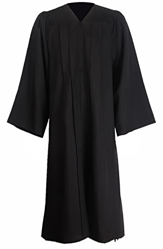 GraduationMall Toge Diplome Adulte Universitaire Tenue Graduation Robe Remise De Diplome Homme Femme Choir Robe Baptême Noir