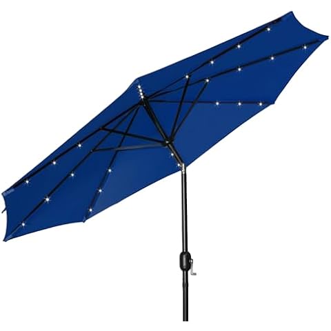 JOVISUNSHADE 9FT Solar Patio Umbrella Cover