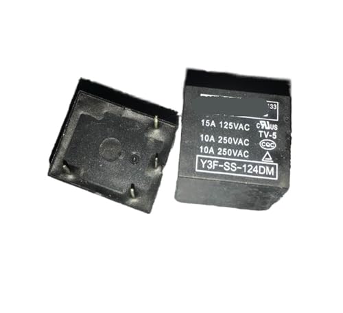 Relé Y3F-SS-112DM de 12 V 10A interruptor de 4 pines compatible con T73A para proyectos DIY 5
