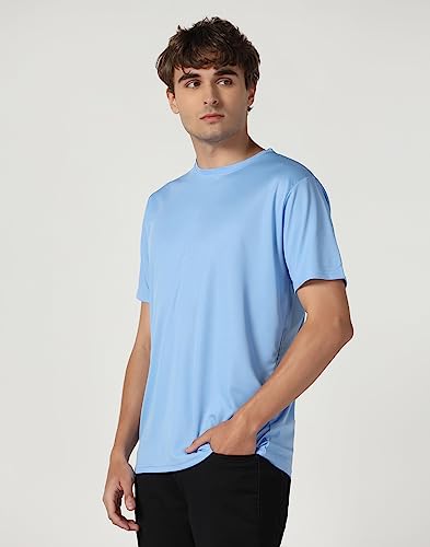 Image of INKKR Men's Short Sleeve Round Neck Dry Fit Multicolor T-Shirt Combo