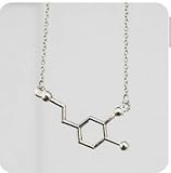 Serotonin Halskette, Serotonin Molekül Halskette, Chemie Halskette