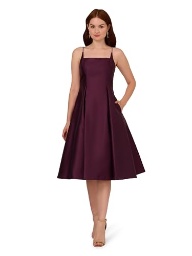 Amazon.com: Adrianna Papell Women's Mikado Midi Dress