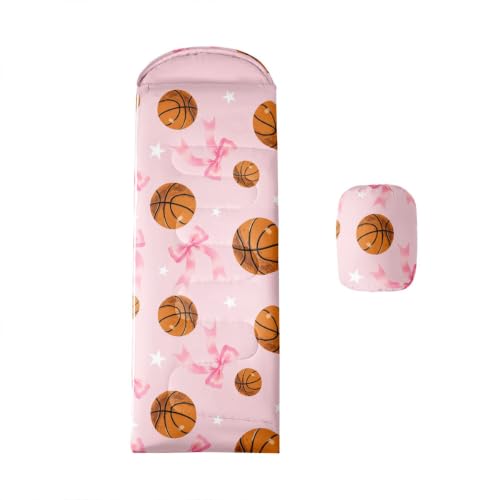 Bolsa de dormir para niños Feelyou para niñas y niños, cálida para clima fresco, impermeable para camping, senderismo, interior y exterior miniatura 1