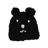 Abaodam 1 Gorra Bordada De Punto Fotografía Elástica Niño Pequeño Regalo Gorro Niño Bebé Polar Esquí Orejas Lana Encantador Grueso Punto Accesorios Niñas Invierno Sombrero con Niños