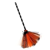mophrati Escoba de para Halloween, herramientas de fotografía para actuación, suministros disfraces plástico, adorno fiesta para niñas y adolescentes