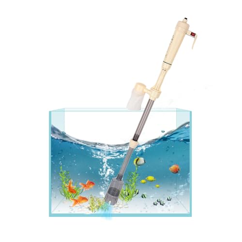 Cocoarm Aquarium Gravel Cleaner Kit Fish Tank Cleaner Auto Aquarium Syphon Vacuum Gravel Cleaner Battery Powered Gravel Filter Cleaner Electric Aquarium Gravel Cleaner Adjustable Length 58-94cm