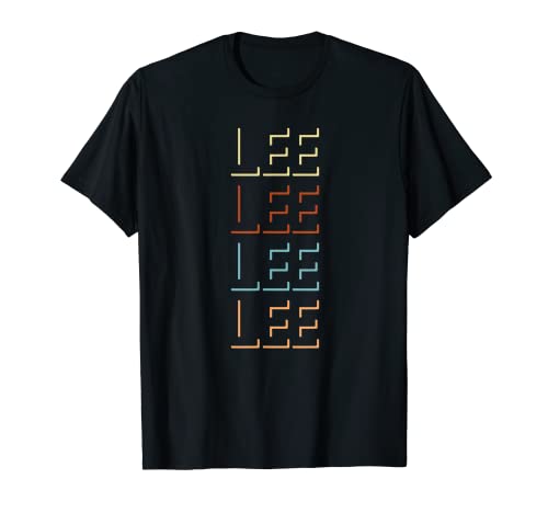 Lee First Name Tshirt My Personalized Tee Named T-Shirt